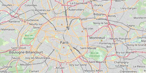 Map of Paris showing key areas and neighborhoods
